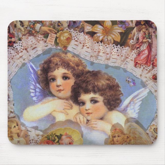 Vintage-Engel-Mauspads Mousepad (Vorne)