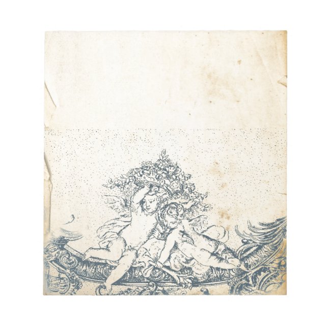 Vintage Engel Notizblock (Vorderseite)