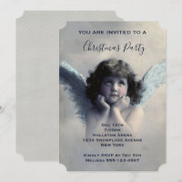 Vintage-Engel Retro-Weihnachtsfeier