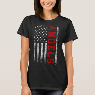 Vintage Engel Sportname Athletic Text Geschenk Män T-Shirt