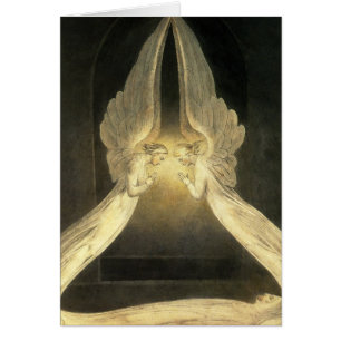 Vintage Engel über Jesus Christus