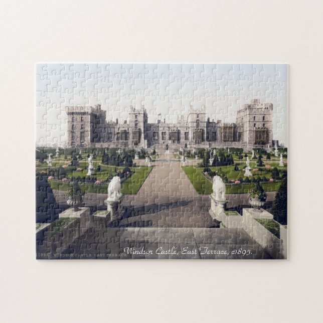 Vintage England-Laubsäge, Windsor Schloss Puzzle (Horizontal)