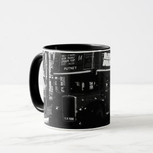 Vintage-England London Doppeldeckerbus Tasse