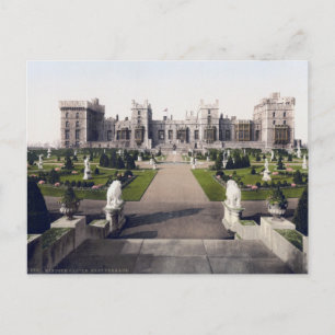 Vintage England, Windsor Royal Castle Postkarte