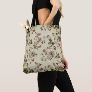 Vintage-Englisch-Rosen-Tasche