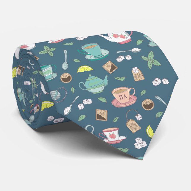 Vintage Englische Teetassen Teekocher Drinker Hoch Krawatte (Gerollt)