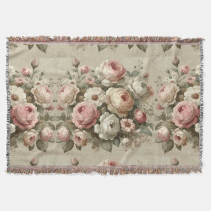 Vintage Englischer Rosengarten Cottagecore Dekor Decke