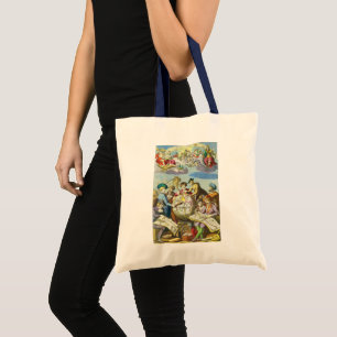 Vintage Entdecker mit antiker Globuskarte, 1542 Tragetasche