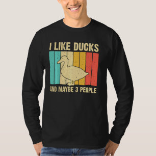 Vintage-Ente für Enten Männer Frauen Stockente Erp T-Shirt
