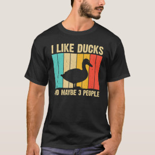 Vintage-Ente für Enten-Männer Frauen Stockente Erp T-Shirt