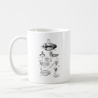 Vintage Entenjagd Kaffeetasse