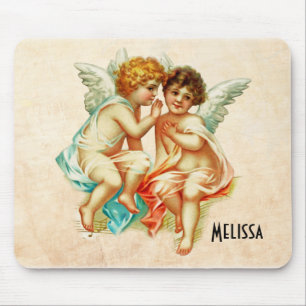Vintage-Ephemera-Engel-Cherubs-Illustration Mousepad