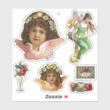 VINTAGE EPHEMERA STICKER-SAMMLUNG