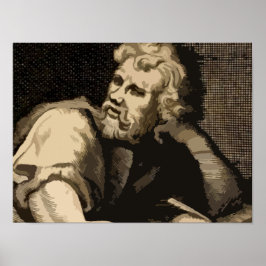 Vintage-Epictetus-Stoiker-Philosoph-Pop-Art-Plakat Poster