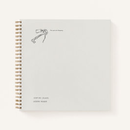 Vintage Epistolary Aesthetic Sealed Key Notizbuch