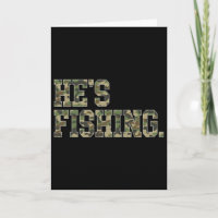 Vintage Er Fischen Camo Tarnung Angeln Vater