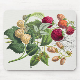 Vintage Erdbeere Mousepad