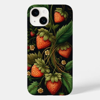 Vintage Erdbeeren Case-Mate iPhone 14 Hülle
