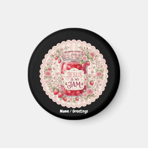 Vintage Erdbeeren Faith Florale Kunstkollektion Magnet