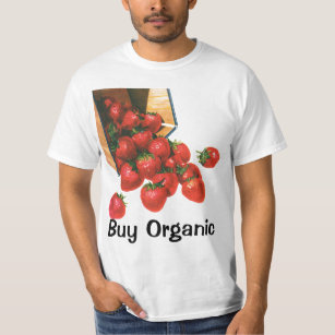 Vintage Erdbeeren in Körben, Obstbeeren T-Shirt