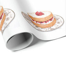 Vintage Erdbeerkuchen