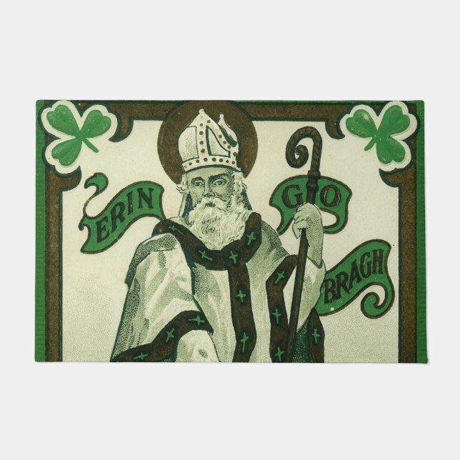 Vintage - Erin Go Bragh - St. Patricks Grüße Fußmatte (Vorderseite)