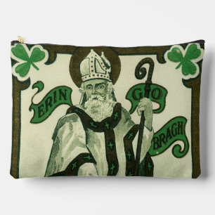 Vintage - Erin Go Bragh - St. Patricks Grüße Zubehörtasche