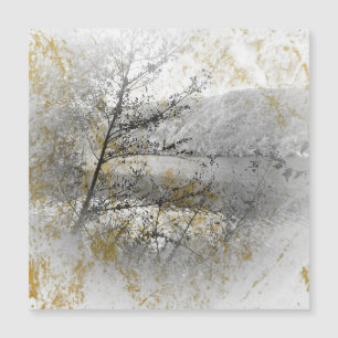 Vintage Erinnerungen am Seeufer Magnetkarte