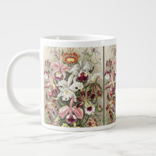 Vintage Ernst Haeckel Orchideen Botanischer Druck Jumbo-Tasse