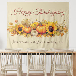 Vintage Erntedank Pumpkins Custom Party Wandteppich