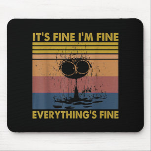 Vintage Es ist gut, mir geht's gut, alles gut Lust Mousepad
