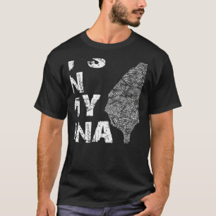 Vintage Es Liegt In Meiner DNA Taiwan Fingerabdruc T-Shirt