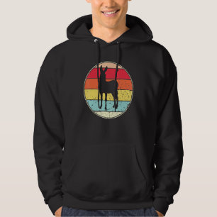 Vintage Esel Retro Esel Silhouette Süßer Esel Hoodie