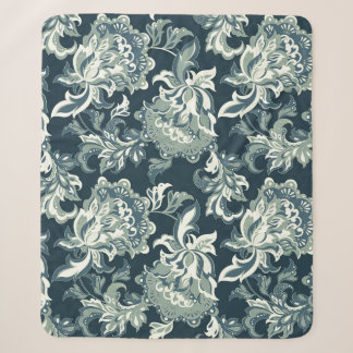 Vintage, ethnisch florale Muster. folkloristisch Sherpadecke