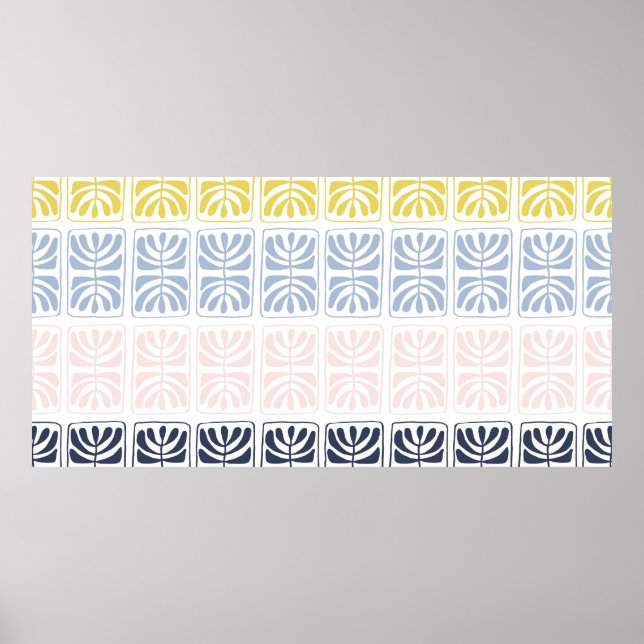 Vintage ethnisch nahtlos poster (Vorne)