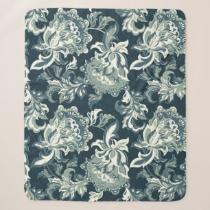 Vintage-ethnische Blumenmuster nahtlos. folklorist Sherpadecke