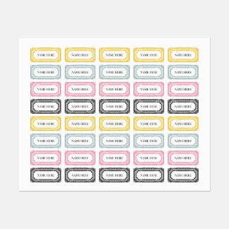 Vintage Etiketten Set 1