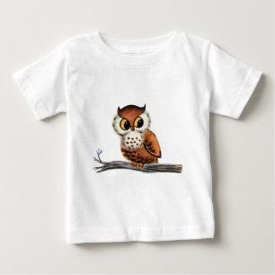 Vintage Eule Baby T-shirt