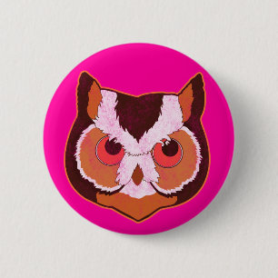 Vintage Eule Button