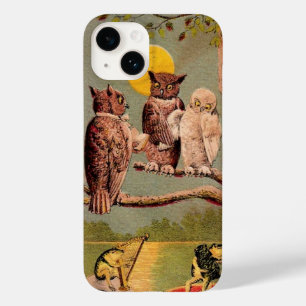 Vintage Eulen Case-Mate iPhone 14 Hülle
