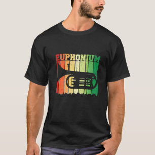 Vintage-Euphonium-Spieler Bariton-Musikinstrument T-Shirt