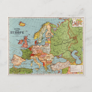 Vintage Europa 20. Jahrhundert Bacon's Standardkar Postkarte