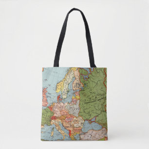 Vintage Europa 20. Jahrhundert Bacons Standardkart