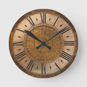 VINTAGE EUROPÄISCHE WAND-UHR RUNDE WANDUHR