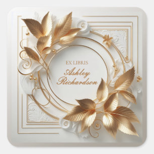 Vintage Ex Libris Aufkleber