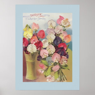Vintage Excelsior Kollektion verschiedener Wicken Poster