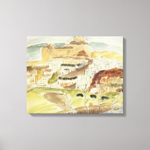 Vintage-Expressionismus, Almeria von Walter Gramat Leinwanddruck