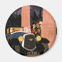 Vintage Extravagante Reise, elegantes Cabrio
