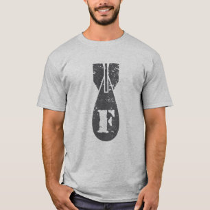 Vintage F-Bombe lustiger T - Shirt
