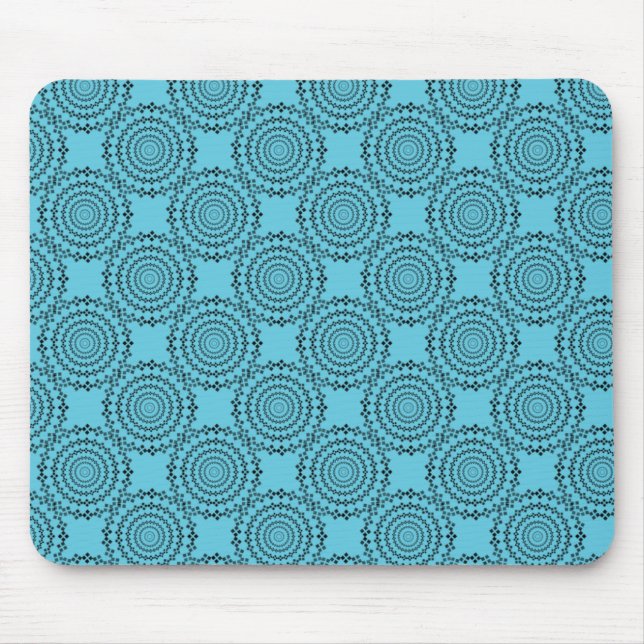 Vintage Fab Mousepad, Turquoise Mousepad (Vorne)
